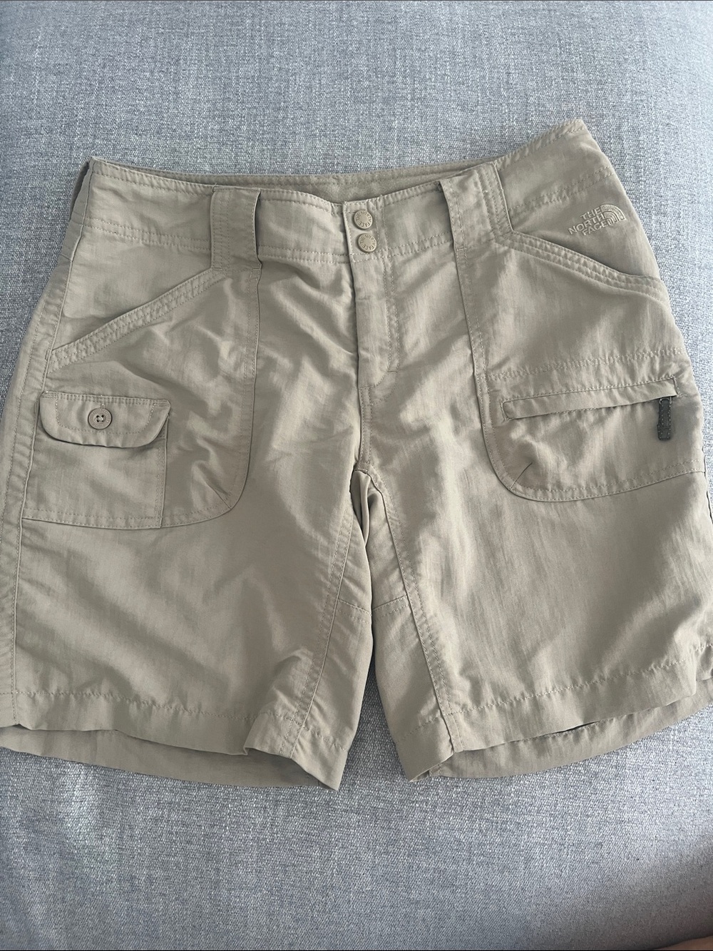 The North Face Women's Tan Cargo Shorts